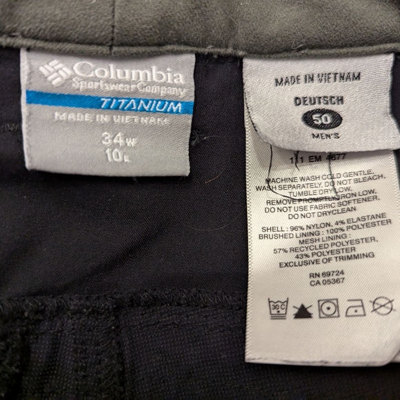 Columbia titanium men's shorts size 34 - Picture 5 of 5